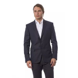 Verri Classic Suit Jacket Formal Wear Men Blue Blazers